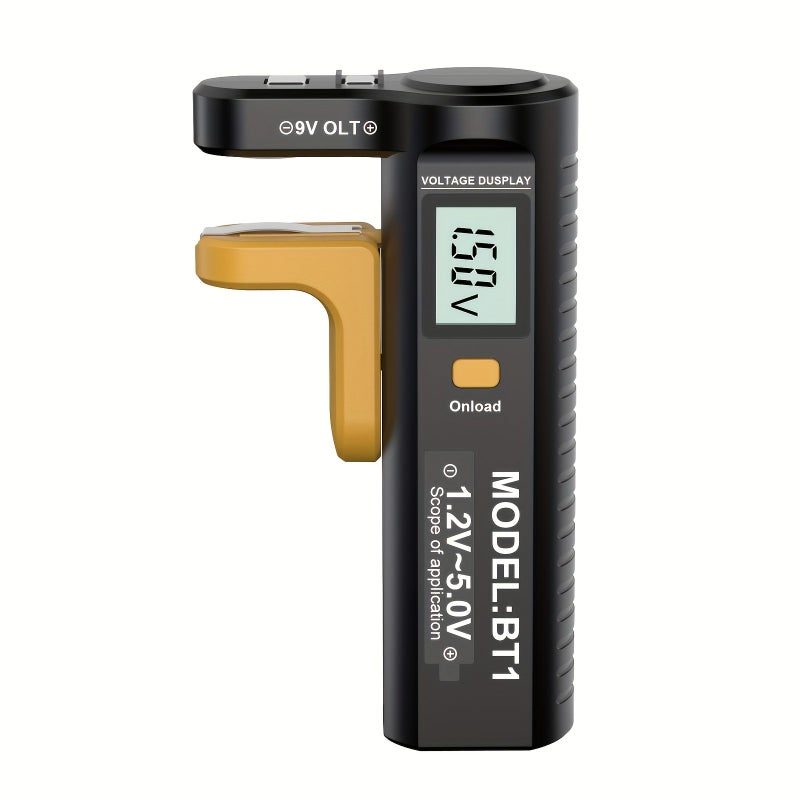 مقياس البطارية العالمي 1 قطعة لفحص بطاريات AAA، AA، C، D، 9V، 1.5V، بطاريات الأزرار - Image 1