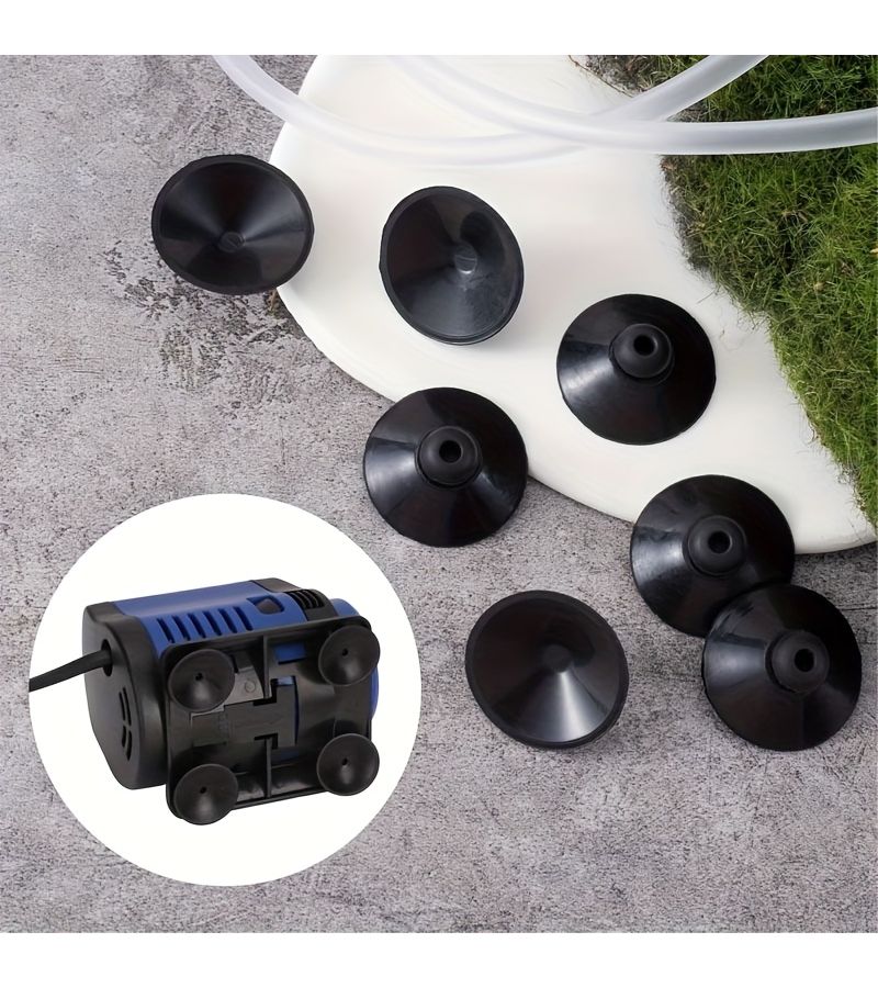 12 Black Aquarium Suction Cup Clips for Pumps Tubes and Air Devices 12pcs - Image 4