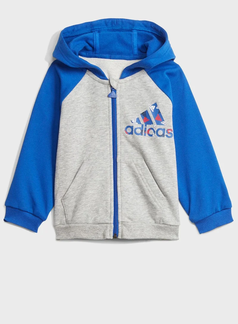 Adidas Infant Badge Of Sport Logo Tracksuit