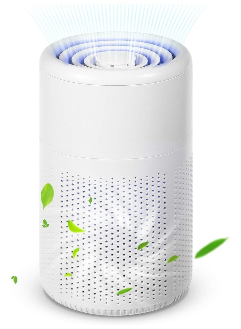 general Air Purifiers for Bedroom Air Cleaner - HEPA Filters, Fragrance for Better Sleep, Portable Air Purifier 20db Quiet Air Filter Eliminator for Desktop Office Living Room for Pet - Image 1