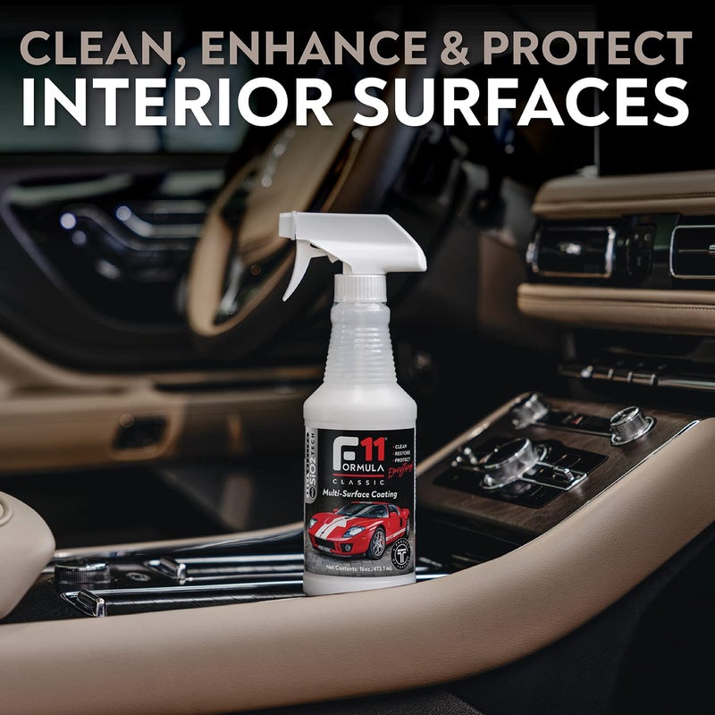 TopCoat F11 Polish & Sealer for Cars, Motorcycles and More – Water-Based Alternative to Ceramic Car Wax - 8 oz F11 Top Coat Spray Bottle - Image 4