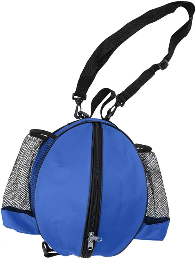 FoRapid Size 7 (29.5") Basketball Bag Soccer Ball Football Volleyball Softball Sports Ball Bag Holder Carrier+Adjustable Shoulder Strap 2 Side Mesh Pockets f/Water Bottle Towel Sports Shoes - Image 1