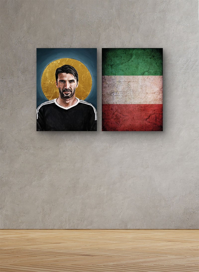 ماركتنا لوحة خشبية لرياضة لبطولة كأس العالم لكرة القدم 60x80سم 0.5كغ - Image 1