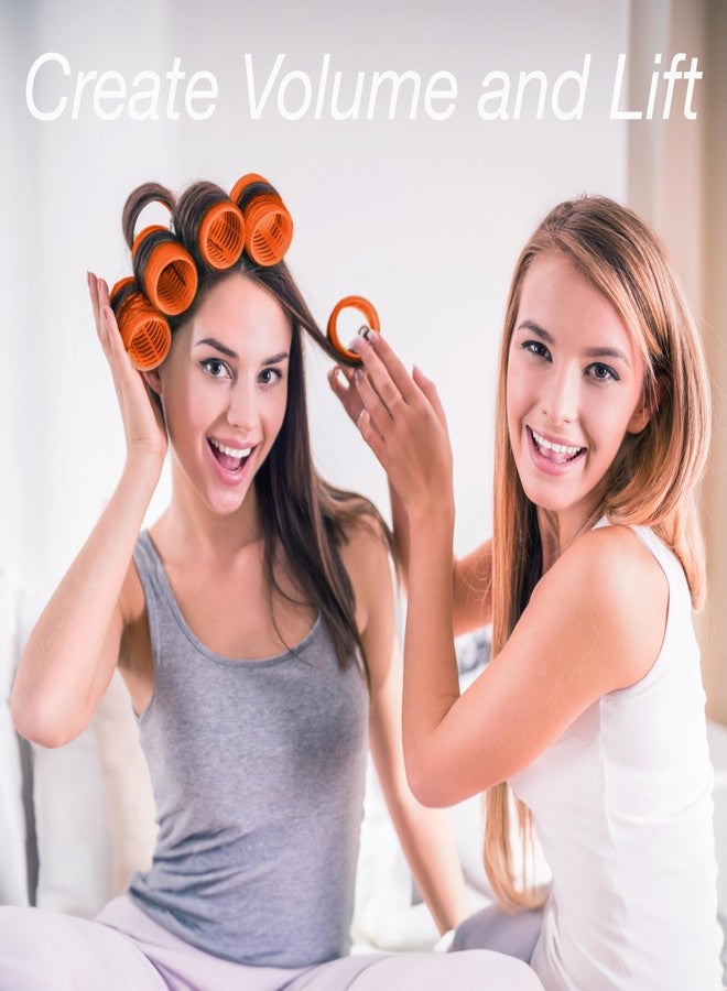 Expressions 24pc Hair Rollers Collection - Bright Colored Classic Hair Rollers for Curls & Lift, Self-Grip Hair Curlers for Women In Assorted Sizes - Image 5