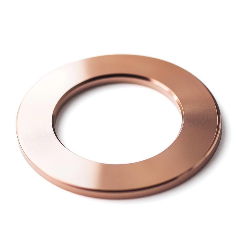NACX M6 Flat Washer Copper Sealing Ring, 6mm ID 10mm OD 1mm Thickness Metric Sealing Gasket, 100 Pieces - Image 1