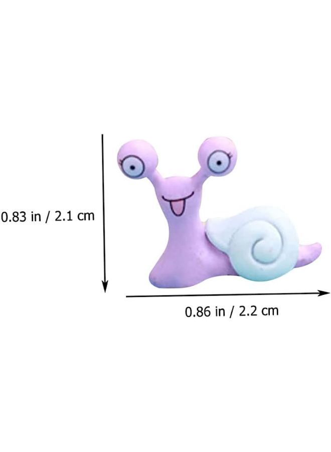 30 Pcs Garden Snail Decoration Snail Ornament Adorno Para Mesa De Cupcake Toppers Miniature Garden Accessories Snail Garden Ornament Snail Garden Statue Outdoor Scene Decor  - Image 2