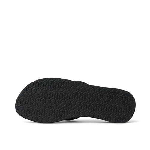 Reef Star Cushion Womens Flip Flop, Soft Cushion Footbed, Arch Support, Black, 6 - Image 4