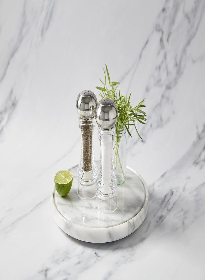 Cole & Mason Carlisle 5.5" Shaker Set - Salt & Pepper Mills - Kitchen & Home Essentials - Refillable Salt & Pepper Sets - Acrylic Spice Mills - Image 5