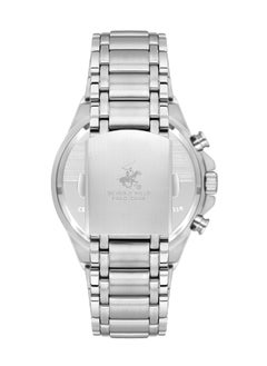BEVERLY HILLS POLO CLUB Beverly Hills Polo Club Men's Watch, Multi Function Display and Metal Strap - BP3612X.390, Silver  - Image 3