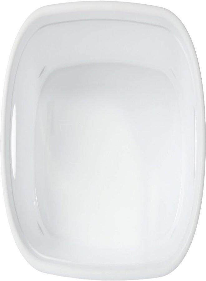 AKDC Stefanplast Elegance Laundry Basket, White/Dove Grey/Moka, 38 X 58 X 28 Cm, Pro175 - Image 4