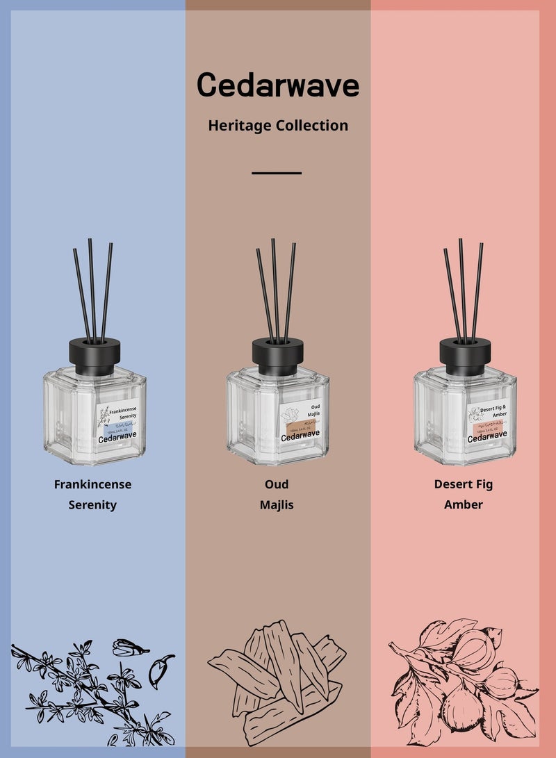 Cedarwave Reed Diffuser Oud Majlis Arabic Fragrance | Long-Lasting Oriental Home Scent | Premium Luxury Home Decor | Elegant Gift - Image 5
