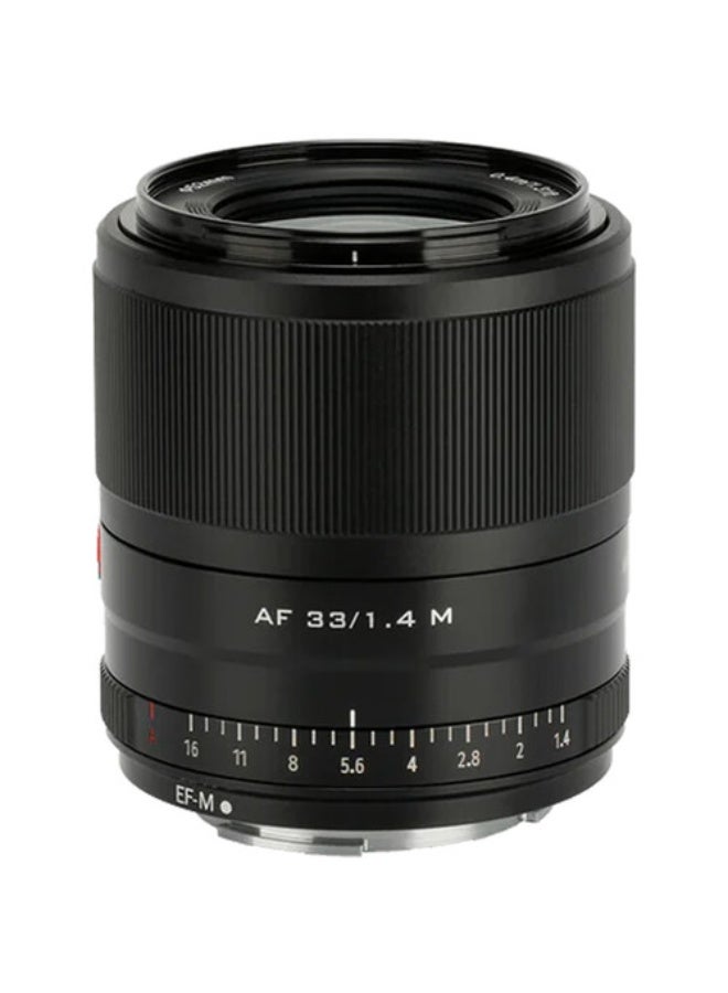 فيلتروكس Viltrox AF 33mm f/1.4 M Lens for Canon EF-M (Black) - Image 5