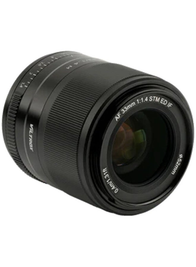 فيلتروكس Viltrox AF 33mm f/1.4 M Lens for Canon EF-M (Black) - Image 3
