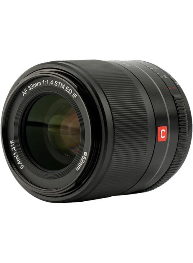 فيلتروكس Viltrox AF 33mm f/1.4 M Lens for Canon EF-M (Black) - Image 4