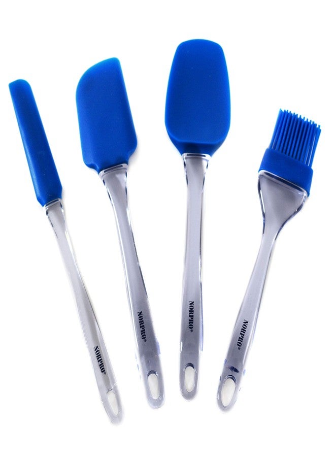 Norpro Silicone Spatula, Medium, Blue, One Size, As Shown - Image 5