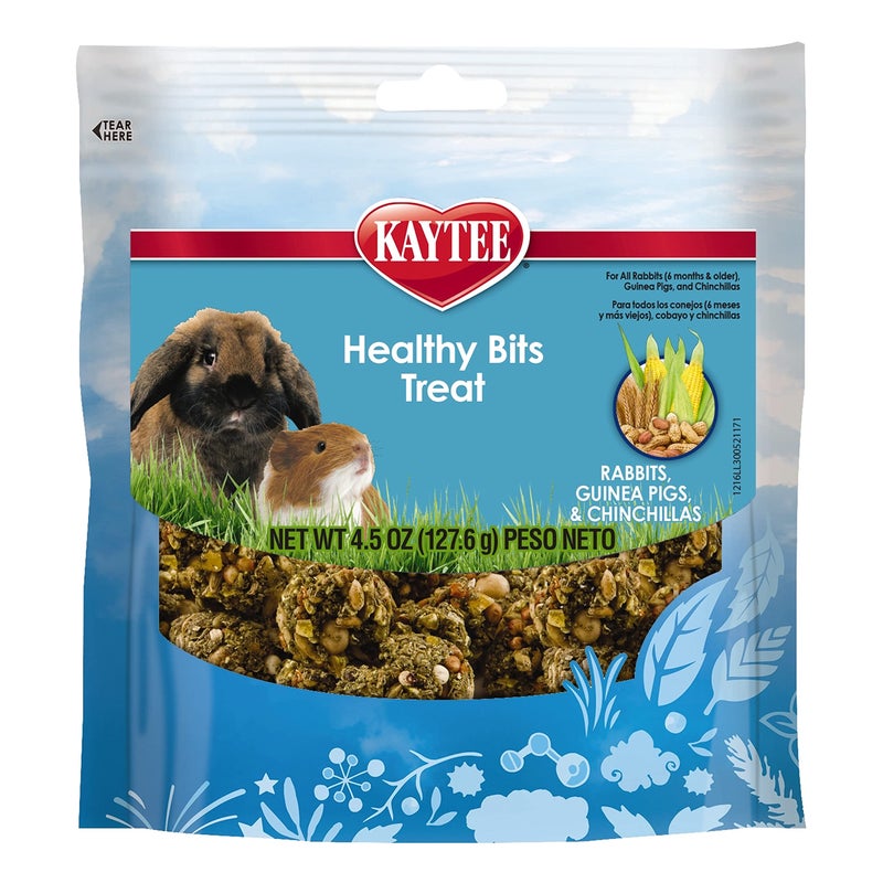 Kaytee Healthy Bits Treat Rabbit and Guinea Pig 4.5 oz - Image 1