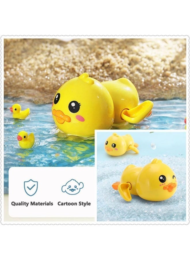 Bath Toy,Cute Animal Clockwork Bathtub Swimming Pool Toy,Baby Bath Toys for Toddlers 1-3, Boys & Girls Water Bath Toy Set,6 Pack（Random models） - Image 3