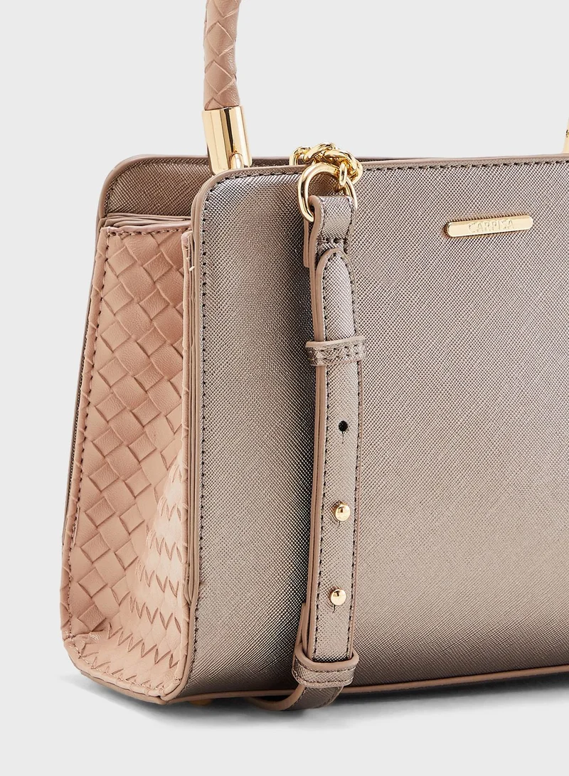 CARPISA Seam Detail Tote