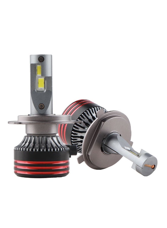 Extreme E Commerce H4 LED Headlight Bulbs, 18000LM, 6500K Cool White, 120W High Power, Fan-Cooled Conversion Kit (H4) - Image 2