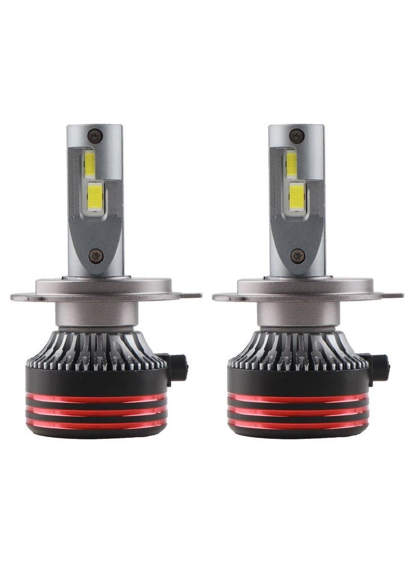 Extreme E Commerce H4 LED Headlight Bulbs, 18000LM, 6500K Cool White, 120W High Power, Fan-Cooled Conversion Kit (H4) - Image 1
