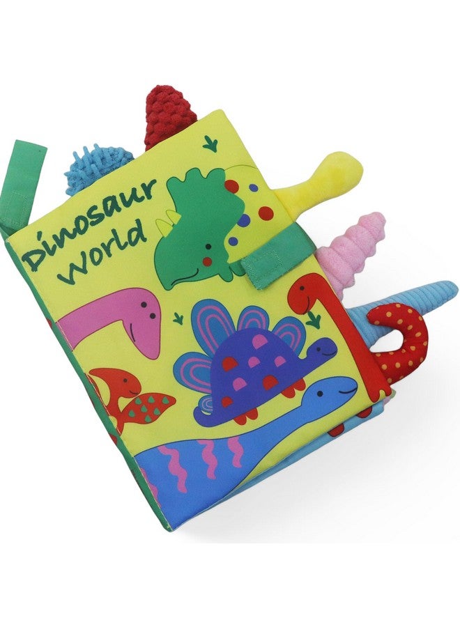 كراديل كروفت كتب ألعاب قماشية من Kradyl Kroft للأطفال والرضع | ألوان وملمس نابض بالحياة | كتب تعليمية وترفيهية للأطفال الصغار (عالم الديناصورات) - Image 1