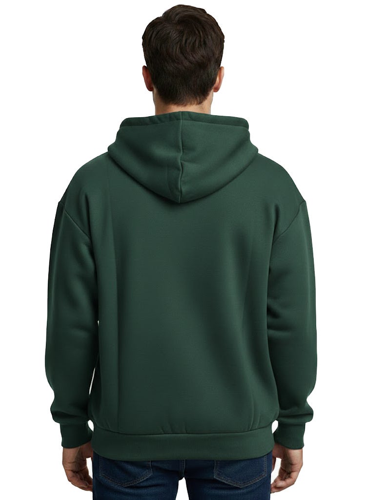 Zipper Hooded Sweatshirt Jacket - Image 2