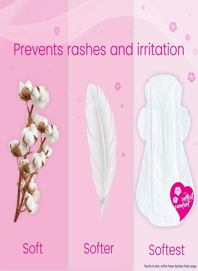 Paree Ultra Thinz XXL 60 Soft Pads (Combo Pack)|2X Advanced Absorption|Soft & Rash-Free Comfort|4 Wings for Extra Coverage|Heavy Flow Champion Sanitary Pads for Women|Disposable Wrapper - Image 2