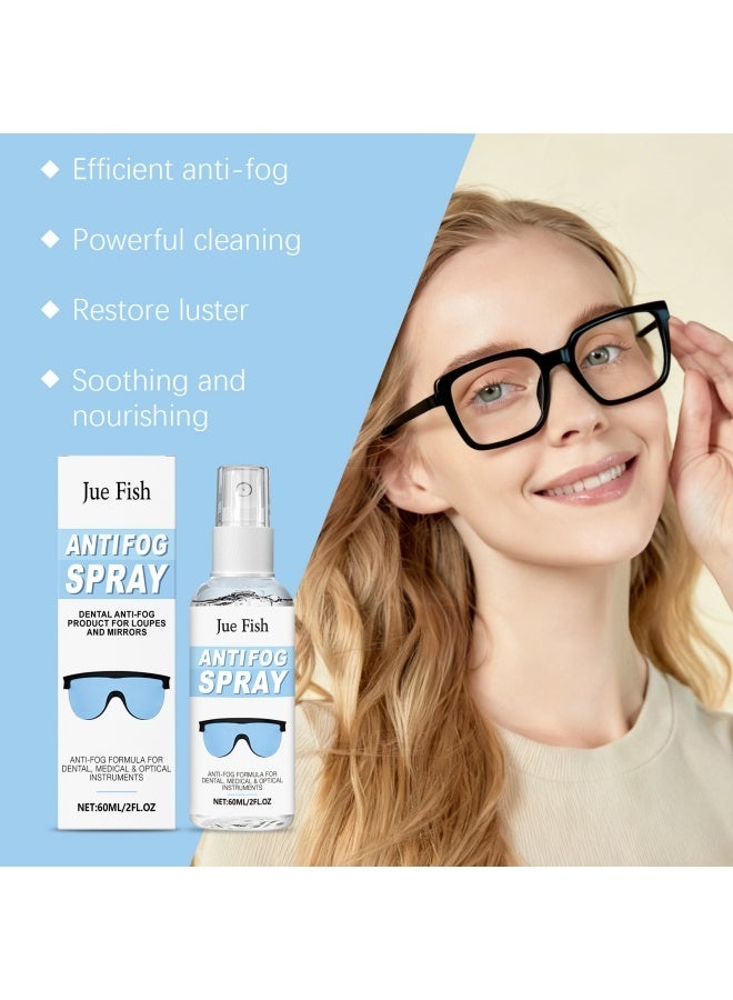 السمك اليهودي بخاخ مضاد للضباب - بخاخ مضاد للضباب احترافي للنظارات، وعدسات الأسنان المكبرة، وقناع الهوكي، وواقي الدراجات النارية، وقناع الغطس، ونظارات السباحة - آمن على الشعاب المرجانية ومنظف للنظارات - Image 2