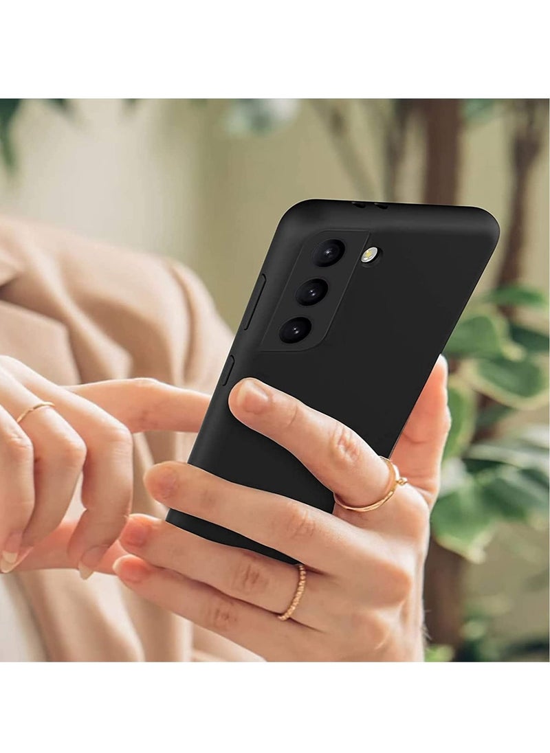 إيف حافظة سيليكون لهاتف سامسونج S21 بلس، حافظة حماية لكامل الجسم ذات ملمس حريري ناعم، غطاء مقاوم للصدمات مع بطانة من الألياف الدقيقة - Image 3