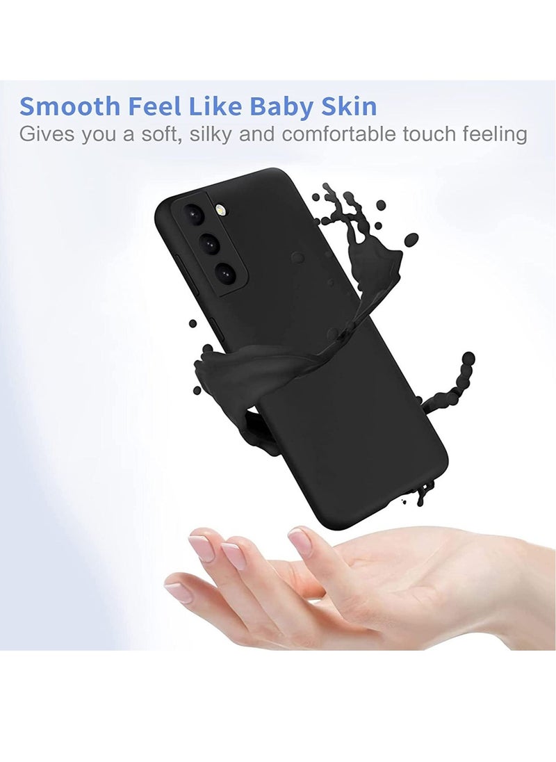 إيف حافظة سيليكون لهاتف سامسونج S21 بلس، حافظة حماية لكامل الجسم ذات ملمس حريري ناعم، غطاء مقاوم للصدمات مع بطانة من الألياف الدقيقة - Image 2