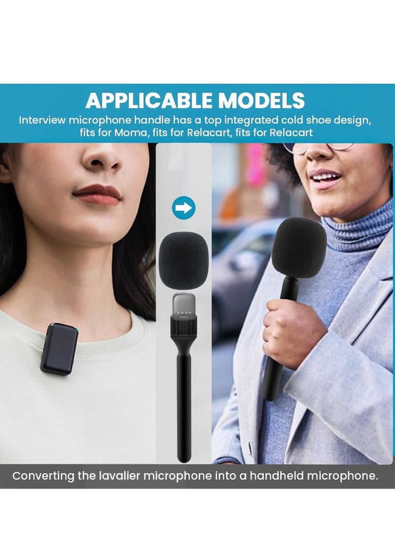 DJI Wireless Mic 2 Mic Holder Wireless Interview Microphone Adapter Handheld Mount Adapter