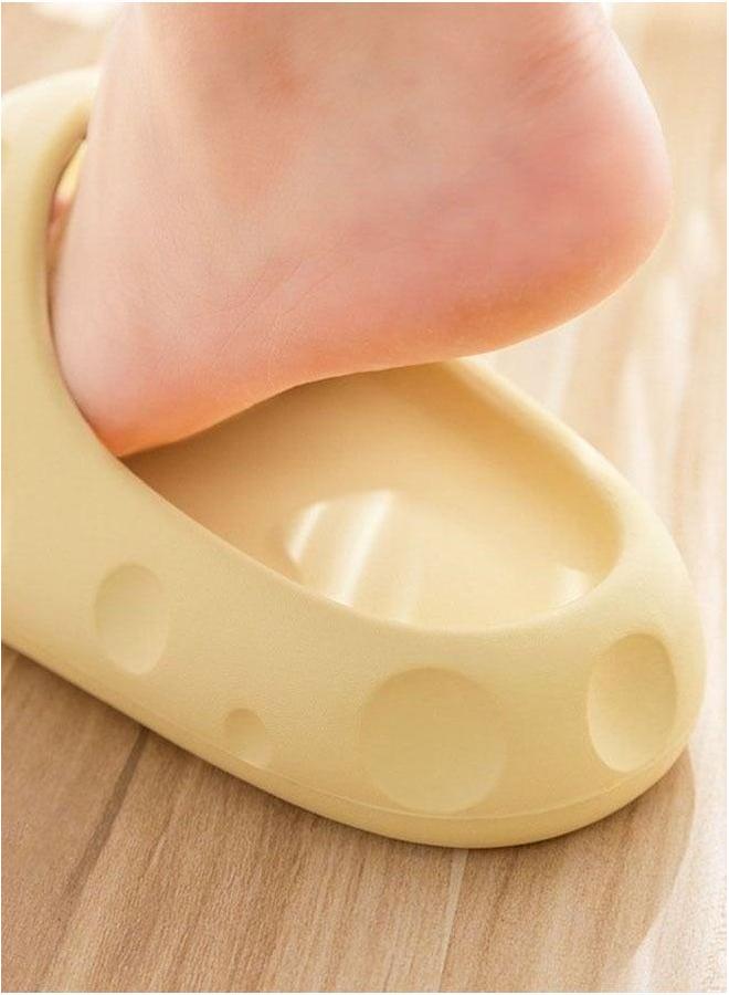 HOMESTAR Slippers for Women Quick Drying Slide Sandal with Thick Sole Non-Slip Soft Shower Open Toe Spa Bath Pool Gym House Sandals Indoor & Outdoor - Image 5