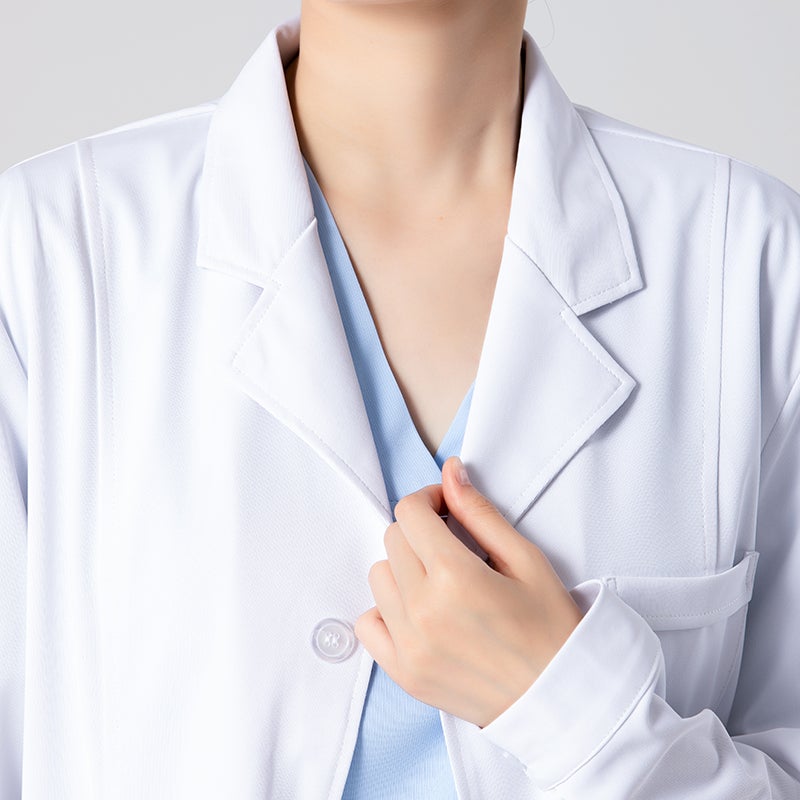 White Coat Work Clothes Long Short Sleeve Women'S Summer Anti-Wrinkle Thickened Doctor Medical Student White Coat Laboratory Clothes Nurse - Image 4