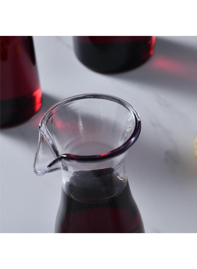 PC Transparent Creative Beverage Pot Beer Jug Shaker Decanter Wine Glass Beverage Cup Juice Pot-Color:Transparent-Capacity:40oz