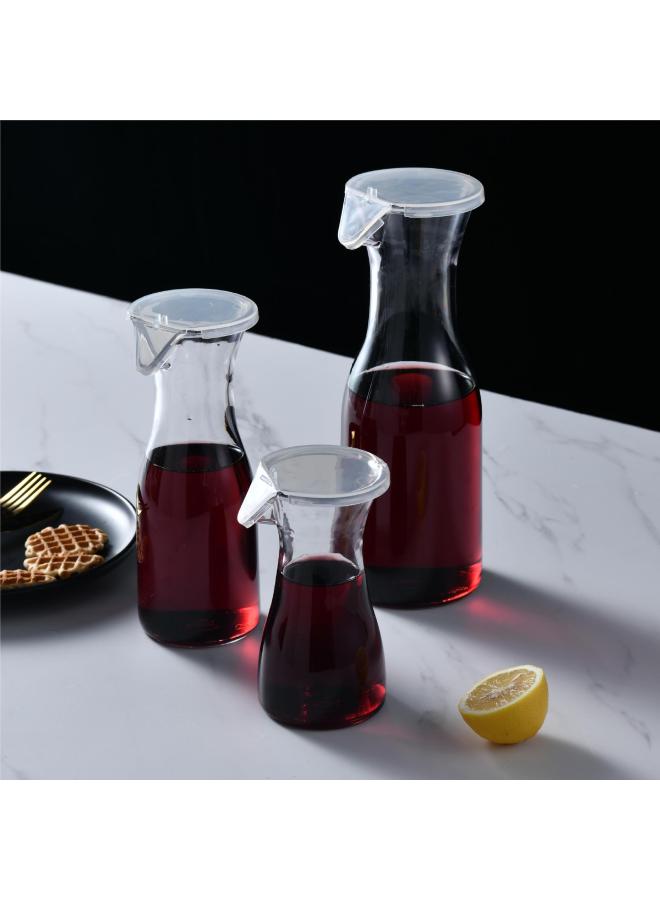 PC Transparent Creative Beverage Pot Beer Jug Shaker Decanter Wine Glass Beverage Cup Juice Pot-Color:Transparent-Capacity:40oz
