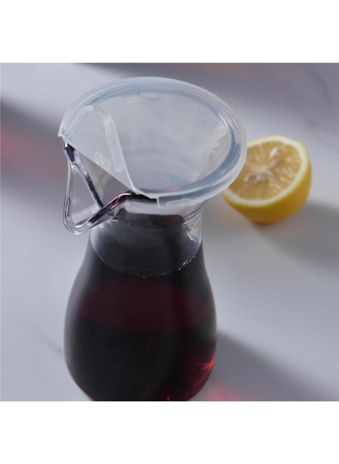 Generic - PC Transparent Creative Beverage Pot Beer Jug Shaker Decanter Wine Glass Beverage Cup Juice Pot-Color:Transparent-Capacity:40oz - Image 1