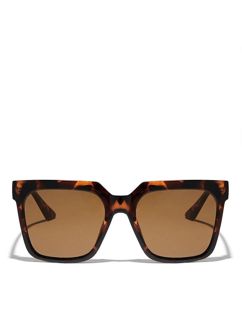 Blackout QUADRA Women Tortoise Sunglasses - Frame Material: Thermoplastic Rubber (TR90)- Frame Color: Tortoise-Lens Color: Brown  - Full Rim  - Image 1