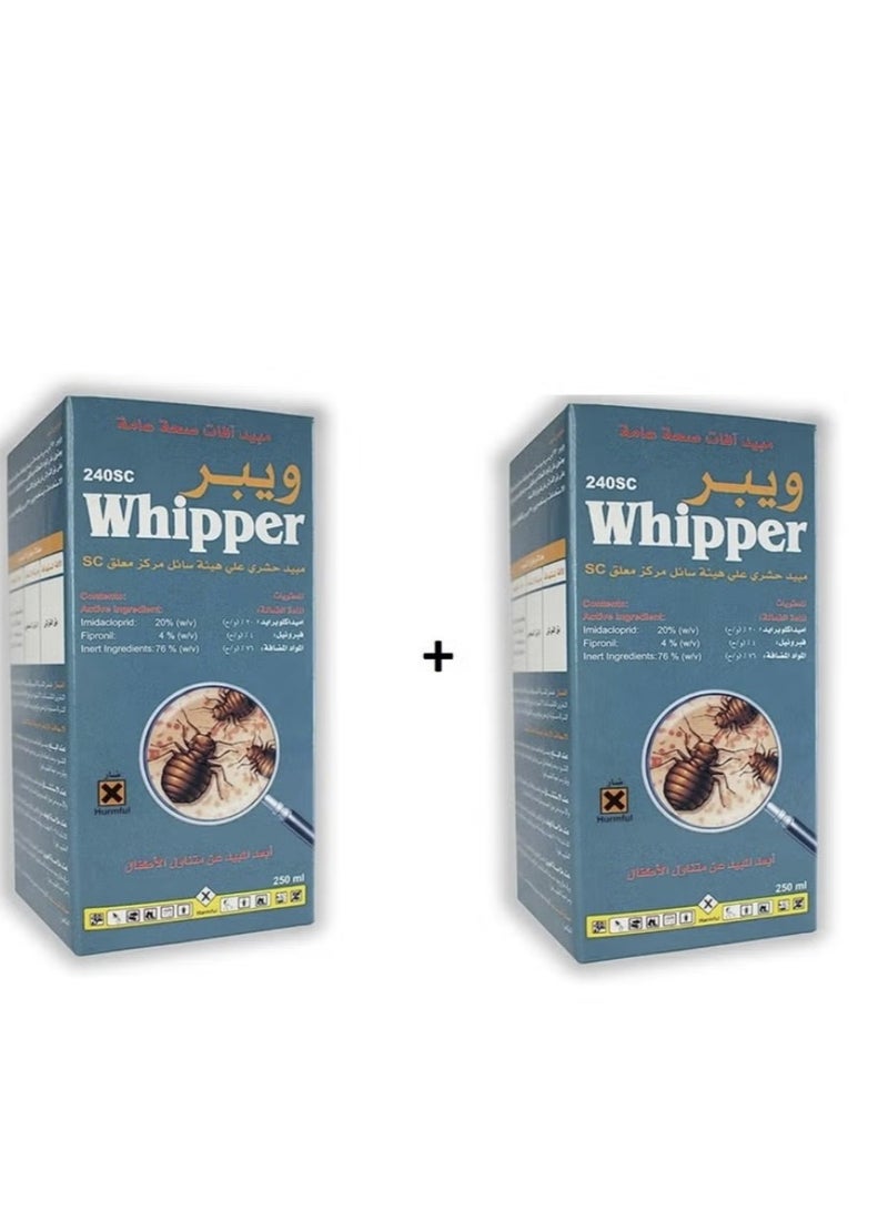 Whipper Liquid Insecticide to Combat Bed Bugs 250 Ml (2Pc) - Image 1