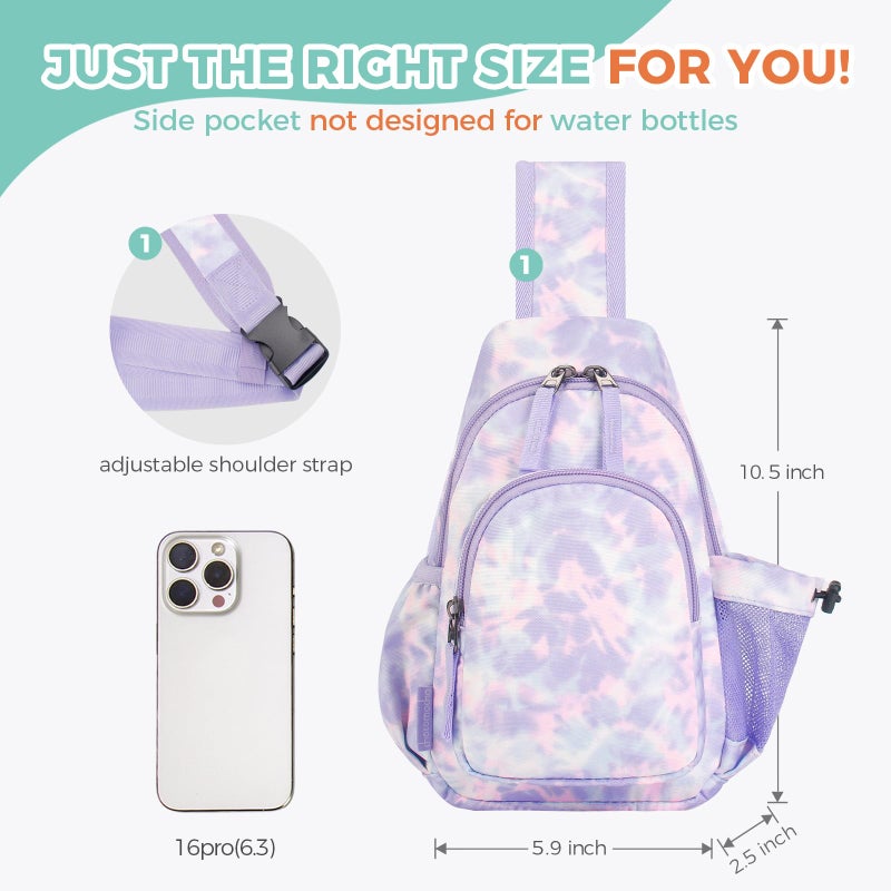 Choco Mocha Girls Sling Bags Kids Crossbody Bag for Girls Kids Sling Bags Ages 8-12 Girl Purse Christmas Purses Gifts, Teal - Image 3