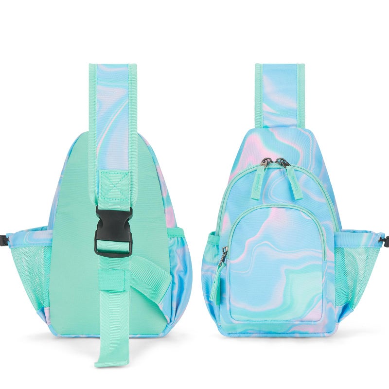 Choco Mocha Girls Sling Bags Kids Crossbody Bag for Girls Kids Sling Bags Ages 8-12 Girl Purse Christmas Purses Gifts, Teal - Image 5