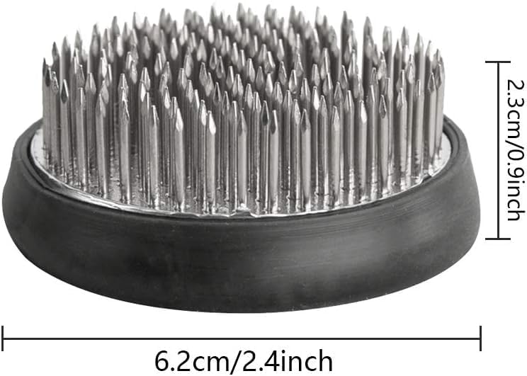 alladaga Flower Frog Stainless Steel Pin Frog Flower Arrangement Holder (2.4 Inch (60mm)) - Image 3