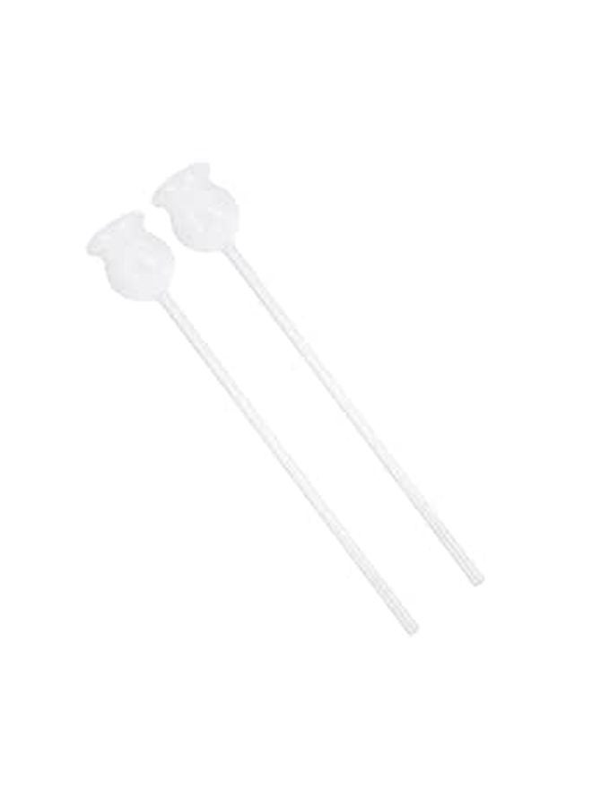 Glass Laboratory Funnel Set 2 Pieces Long Neck Scientific Experiment Chemistry - Image 1