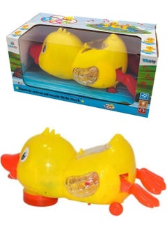 Can Oyuncak Can Toys Can Ali Toys Battery Powered Sound Light Crawling Duck CNL-6666-1  - Image 3