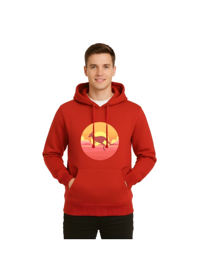 Australia Day Hoodie-Soft Cotton Pullover-Australia Themed Hoodie For Men And Women-Long Sleeve With Pockets-Perfect For Travel
