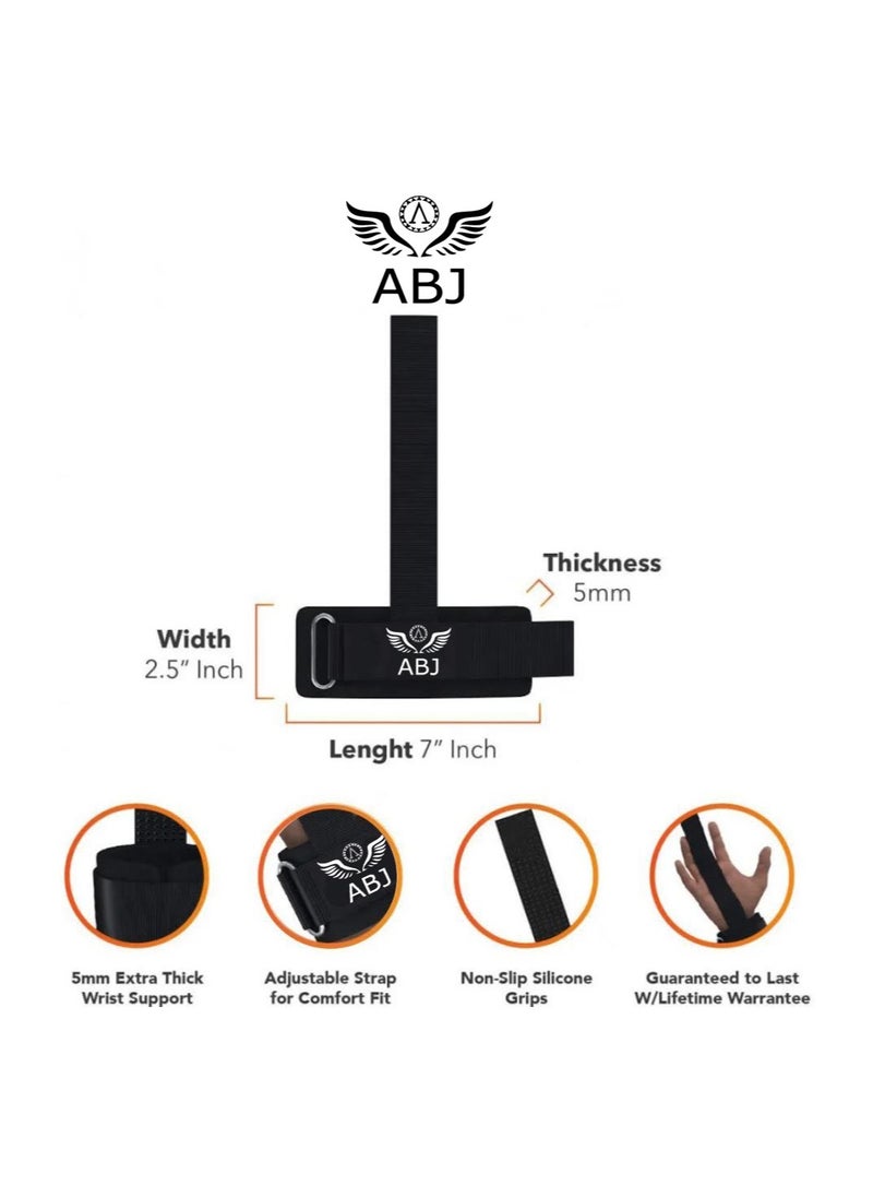 ABJ - Premium Padded Wrist Wraps For Ultimate Comfort And Support, Adjustable Brace for Weightlifting ,Powerlifting And Gym Workouts-Secure Wrist Support And Protection-Enhanced Performance And Stability - Image 1