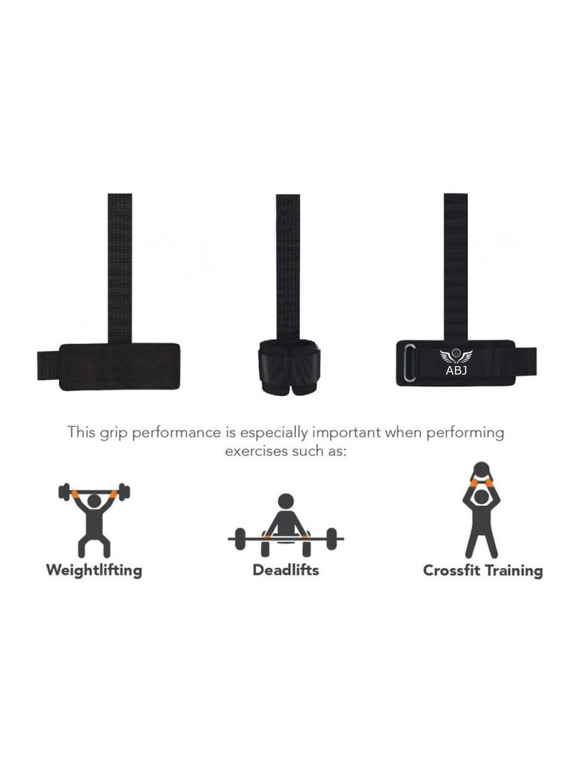ABJ - Premium Padded Wrist Wraps For Ultimate Comfort And Support, Adjustable Brace for Weightlifting ,Powerlifting And Gym Workouts-Secure Wrist Support And Protection-Enhanced Performance And Stability - Image 1