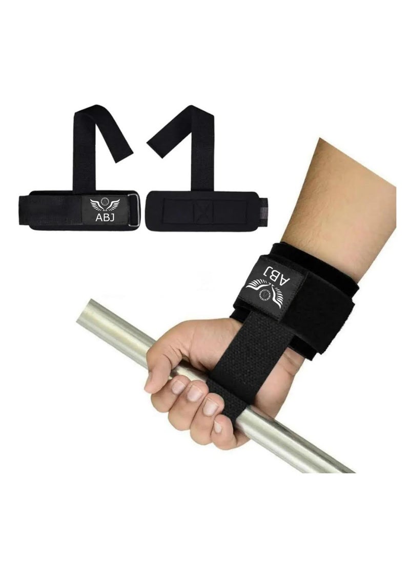 ABJ - Premium Padded Wrist Wraps For Ultimate Comfort And Support, Adjustable Brace for Weightlifting ,Powerlifting And Gym Workouts-Secure Wrist Support And Protection-Enhanced Performance And Stability - Image 1