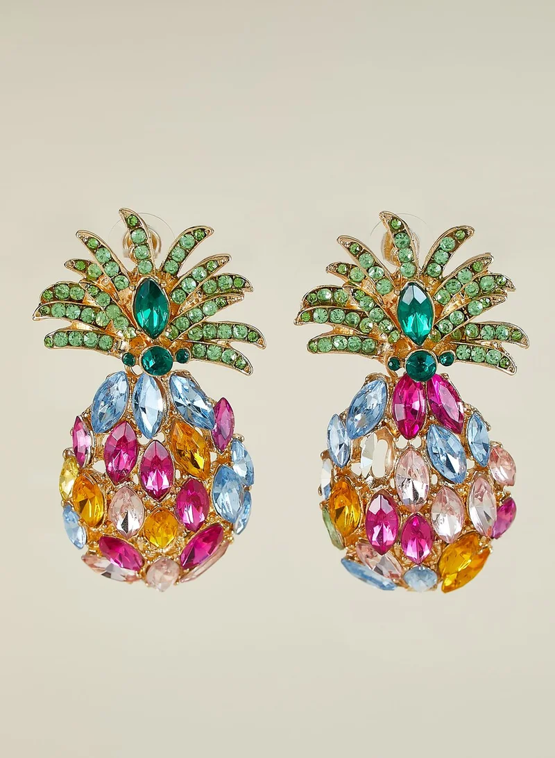 Anita's Pinapples Drop Earrings