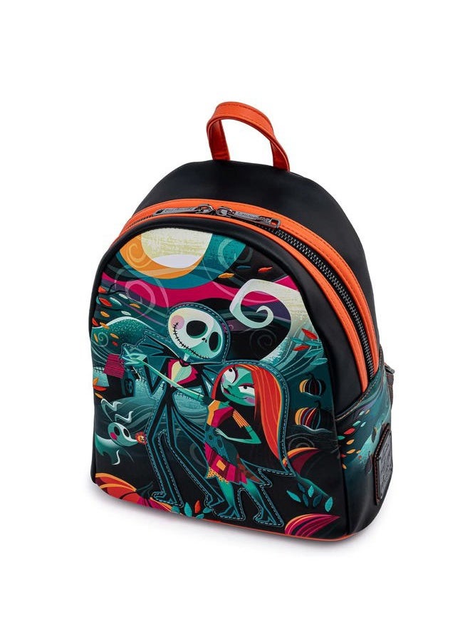 Loungefly - Disney Nightmare Before Christmas Simply Meant To Be Womens Double Strap Shoulder Bag Purse - Image 1