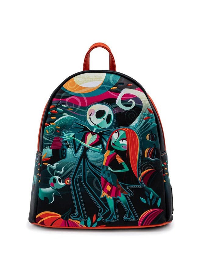Loungefly - Disney Nightmare Before Christmas Simply Meant To Be Womens Double Strap Shoulder Bag Purse - Image 1